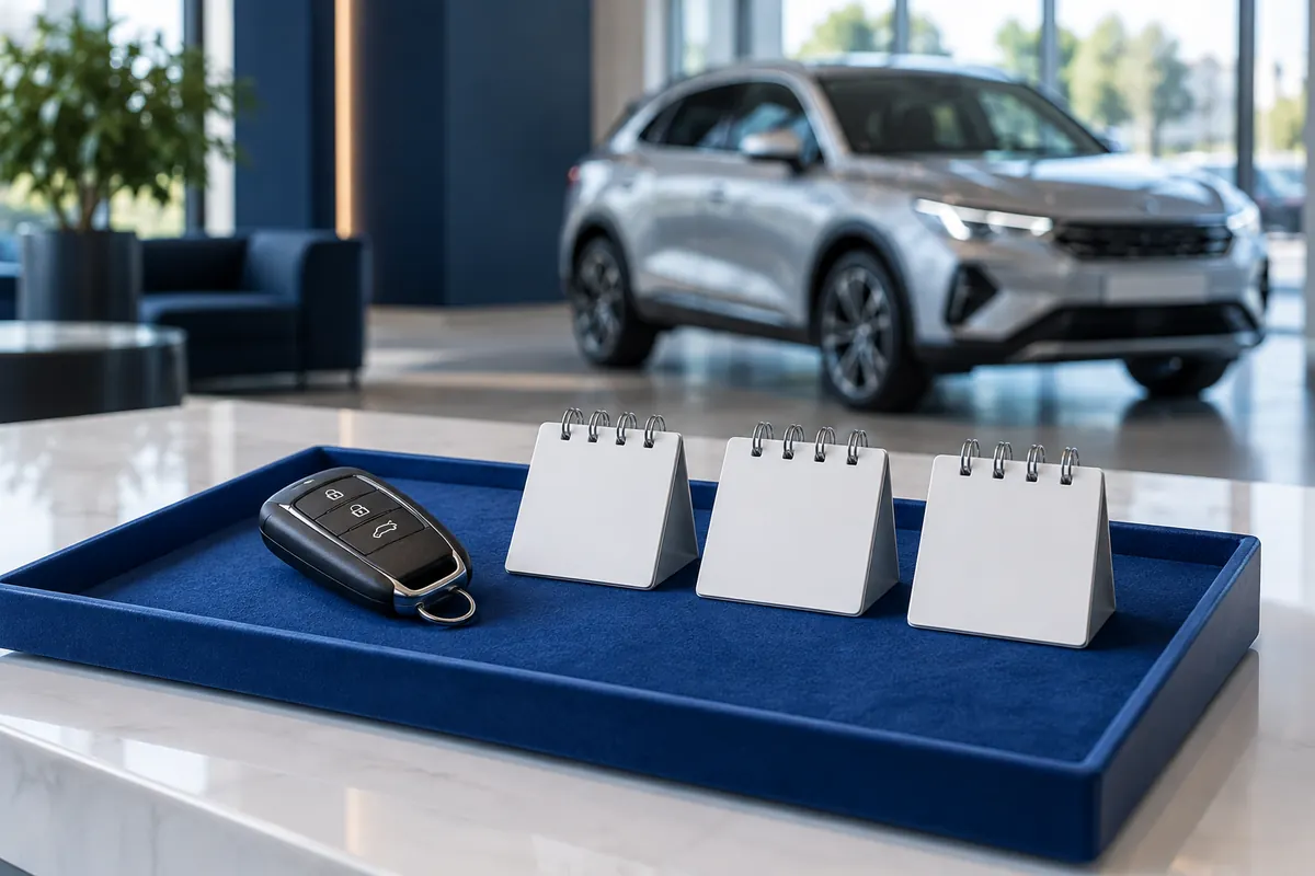 Ключ от автомобиля и три календаря — кредитное предложение Avenu Auto